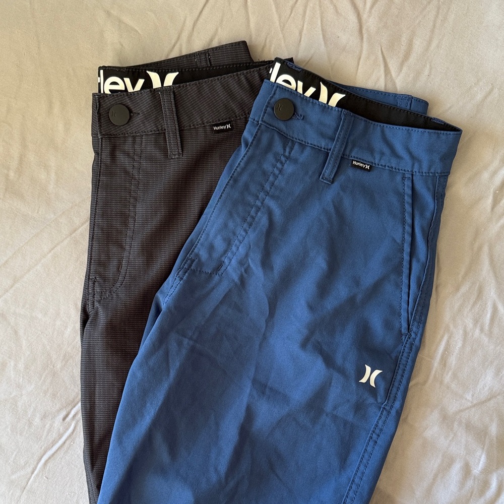 Hurley Men's Chinos in Navy and Charcoal